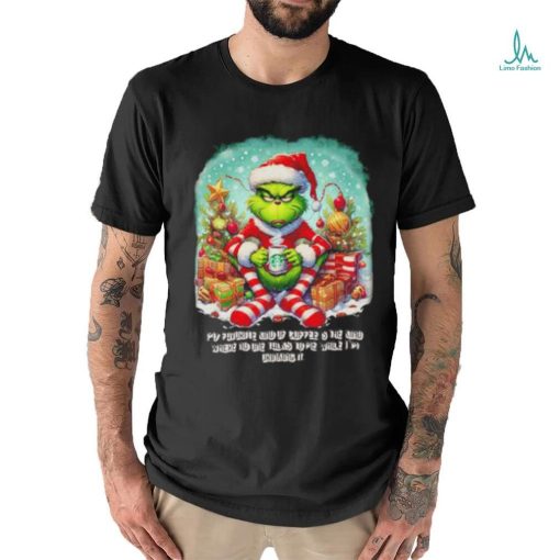 Grinch Drinks Starbucks Coffee In The Christmas Holiday Shirt