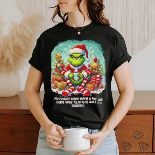 Grinch Drinks Starbucks Coffee In The Christmas Holiday Shirt