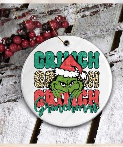 Grinch Green Face Grinchmas Ornament Grinch Christmas Decorations