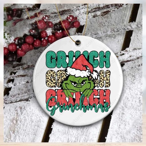 Grinch Green Face Grinchmas Ornament Grinch Christmas Decorations
