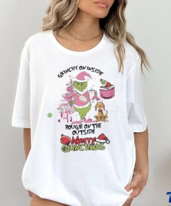 Grinch Grinchy On Inside Bougie On The Outside Merry Grinchmas Christmas Shirt