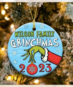 Grinch Hand Christmas Ornament 2023, Christmas Gift