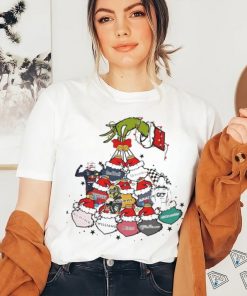 Grinch Hand Holding Formula 1 Christmas Shirt