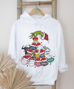 Grinch Hand Holding Formula 1 Christmas Shirt