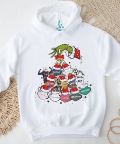 Grinch Hand Holding Formula 1 Christmas Shirt