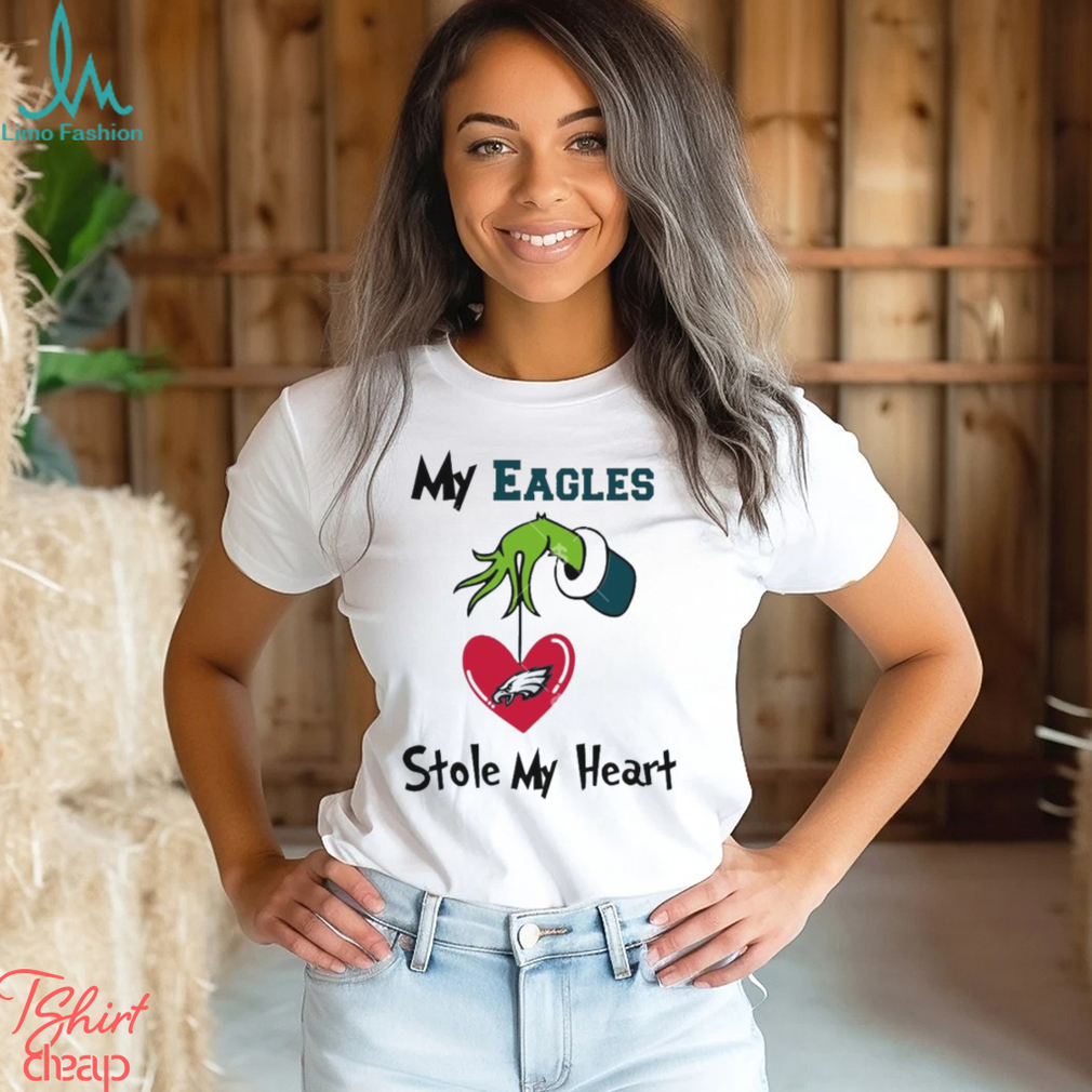 Grinch Hand Holding Philadelphia Eagles My Eagles Stole My Heart Sweatshirt Grinch Hand Holding Philadelphia Eagles My Eagles Stole My Heart Sweatshirt