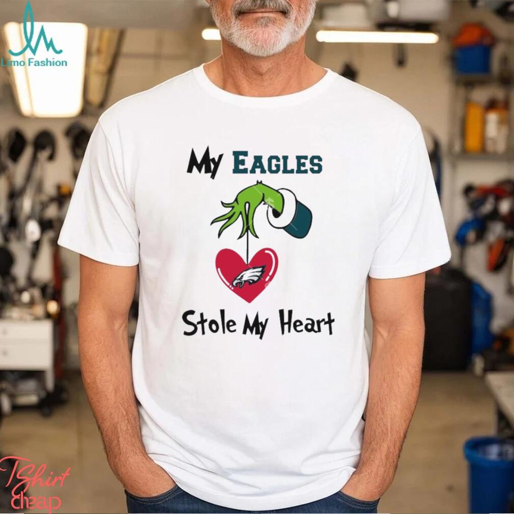 Grinch Hand Holding Philadelphia Eagles My Eagles Stole My Heart Sweatshirt Grinch Hand Holding Philadelphia Eagles My Eagles Stole My Heart Sweatshirt