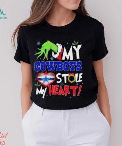 Grinch Hand My Arizona Cardinals Stole My Heart Christmas Shirt