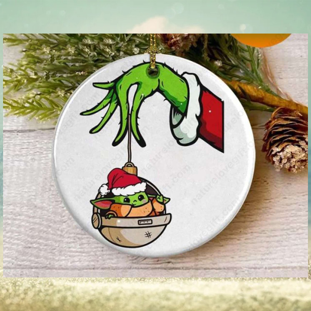 Grinch Hand Star War Baby Yoda Cute Christmas Ornament Xmas Decoration Grinch Hand Star War Baby Yoda Cute Christmas Ornament Xmas Decoration