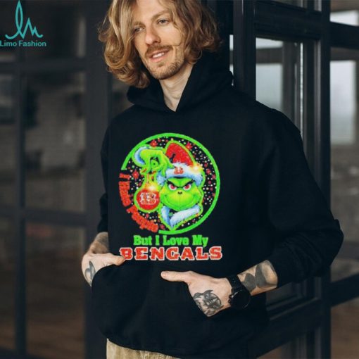 Grinch I Hate People But I Love My Cincinnati Bengals Shirt