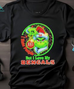 Grinch I Hate People But I Love My Cincinnati Bengals Shirt