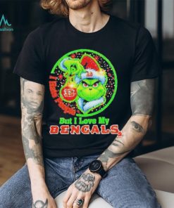 Grinch I Hate People But I Love My Cincinnati Bengals Shirt