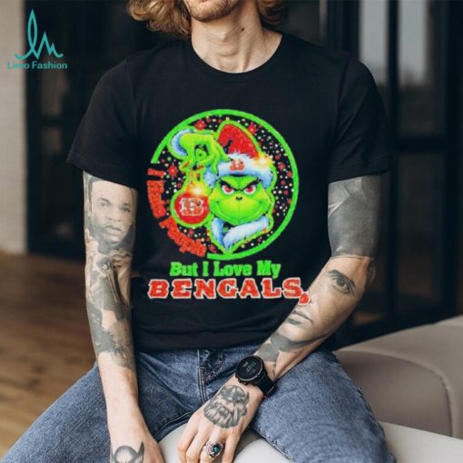 Grinch I Hate People But I Love My Cincinnati Bengals Shirt
