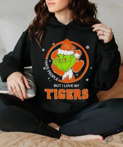 Grinch I Hate People But I Love My Clemson Tigers Happy Merry Christmas Shirt