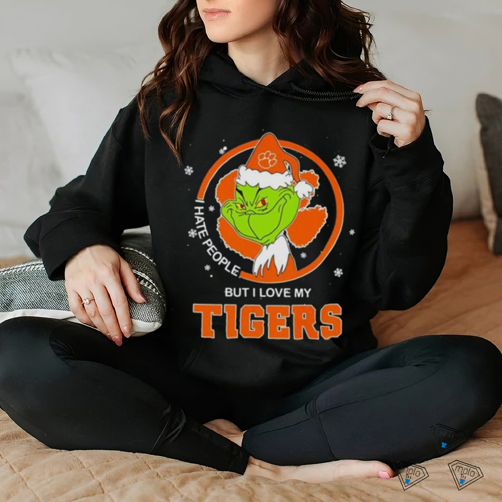 Grinch I Hate People But I Love My Clemson Tigers Happy Merry Christmas Shirt Grinch I Hate People But I Love My Clemson Tigers Happy Merry Christmas Shirt