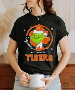 Grinch I Hate People But I Love My Clemson Tigers Happy Merry Christmas Shirt