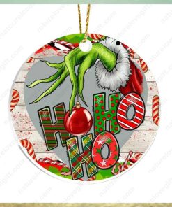 Grinch Jingle Bell Merry Christmas Ornament Grinchs Xmas Tree Decoration