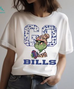 Grinch Leopard Buffalo Bills Go Bills Football Christmas t shirt