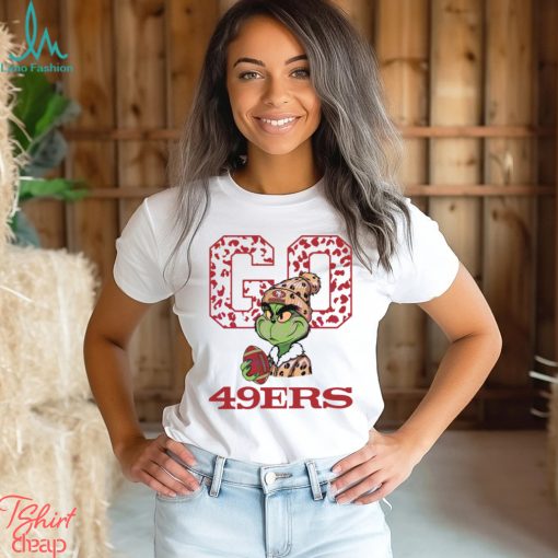 Grinch Leopard Go 49ers Football Shirt