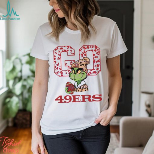 Grinch Leopard Go 49ers Football Shirt