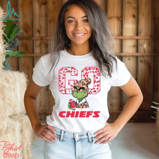 Grinch Leopard Go Chiefs Football Shirt