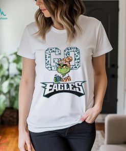 Grinch Leopard Go Eagles Football Shirt