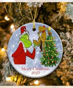 Grinch Love Dog Christmas Ornament Whoville Xmas Tree Decoration