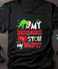Grinch My Tampa Bay Buccaneers Stole My Heart Football Christmas shirt