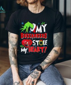 Grinch My Tampa Bay Buccaneers Stole My Heart Football Christmas shirt