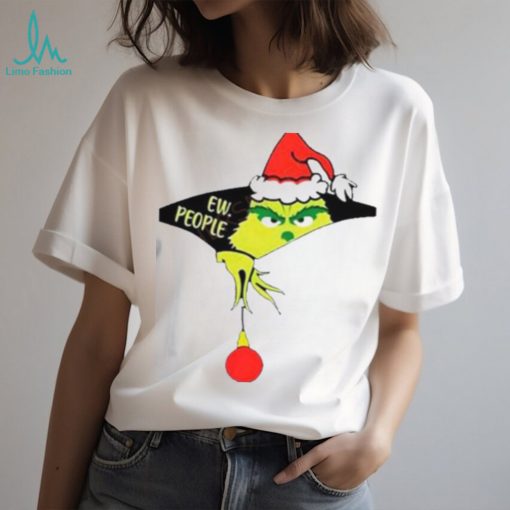 Grinch Santa Ew People Merry Christmas Shirt