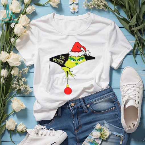 Grinch Santa Ew People Merry Christmas Shirt