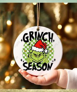 Grinch Season Grinchmas In My Grinches Era Grinch Christmas Ornament