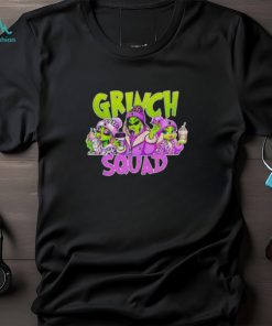 Grinch Squad Boujee Leopard Purple Merry Christmas Shirt