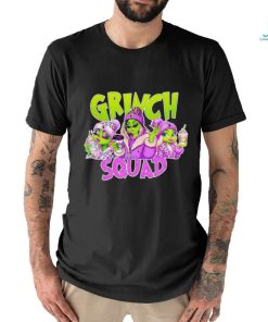Grinch Squad Boujee Leopard Purple Merry Christmas Shirt