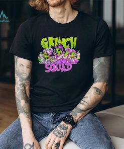 Grinch Squad Boujee Leopard Purple Merry Christmas Shirt