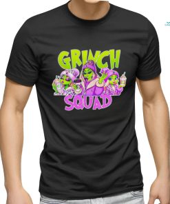 Grinch Squad Boujee Leopard Purple Merry Christmas Shirt