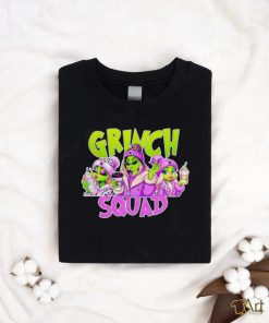 Grinch Squad Boujee Leopard Purple Merry Christmas Shirt