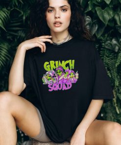 Grinch Squad Boujee Leopard Purple Merry Christmas Shirt