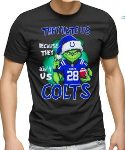 Grinch Stole Christmas they hate us Because they ain’t us Indianapolis Colts SHIRT