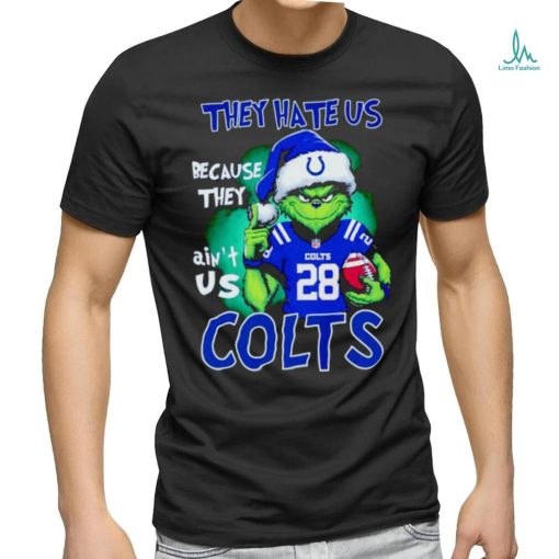 Grinch Stole Christmas they hate us Because they ain’t us Indianapolis Colts SHIRT