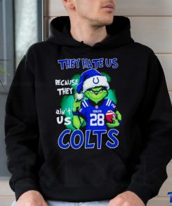 Grinch Stole Christmas they hate us Because they ain’t us Indianapolis Colts SHIRT