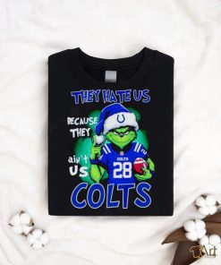 Grinch Stole Christmas they hate us Because they ain’t us Indianapolis Colts SHIRT