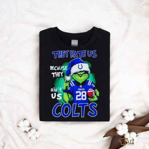 Grinch Stole Christmas they hate us Because they ain’t us Indianapolis Colts SHIRT