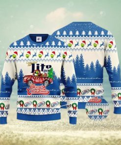 Grinch Ugly Christmas Sweater Xmas 3D Printed Christmas Sweater Gift Miller Lite Grinch Merry Christmas