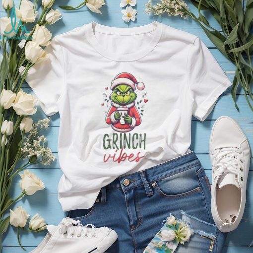 Grinch Vibes Christmas Tshirt