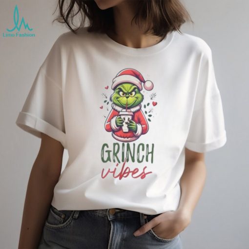Grinch Vibes Christmas Tshirt