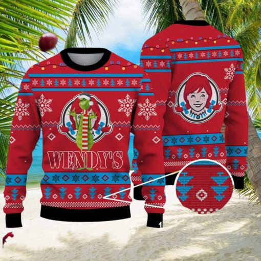 Grinch Wendy’s Cute Ugly Christmas Sweater For Men And Women Holiday Gift