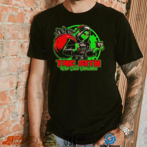 Grinch and Darth Vader The Sith Who Stole Christmas shirt