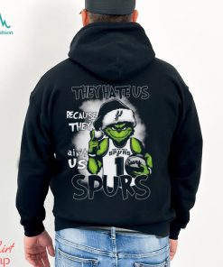 Grinch hat santa because they ain’t us san antonio spurs basketball Shirt