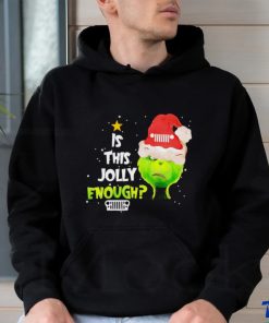 Grinch is this jolly enough Jeep Christmas shirt